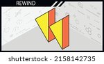 rewind isometric design icon.... | Shutterstock .eps vector #2158142735