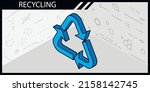 recycling isometric design icon.... | Shutterstock .eps vector #2158142745