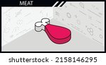 meat isometric design icon.... | Shutterstock .eps vector #2158146295