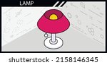 lamp isometric design icon.... | Shutterstock .eps vector #2158146345