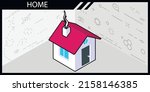 home isometric design icon.... | Shutterstock .eps vector #2158146385
