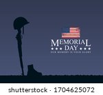 memorial day of the heroes of... | Shutterstock .eps vector #1704625072