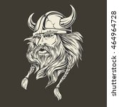 head viking | Shutterstock .eps vector #464964728