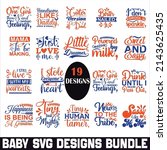 baby  quotes svg designs bundle.... | Shutterstock .eps vector #2143625435