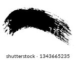grunge hand drawn paint brush... | Shutterstock .eps vector #1343665235