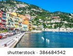 Panoramic View Of Coastline And ...