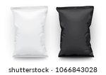 black and white packaging mock... | Shutterstock .eps vector #1066843028