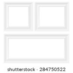 white frame illustration... | Shutterstock . vector #284750522