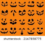 set of halloween pumpkin icons... | Shutterstock .eps vector #2167858775