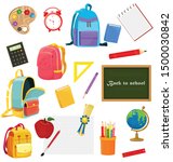 set of different school... | Shutterstock .eps vector #1500030842