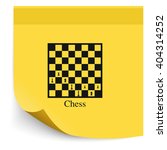 chess board and pieces... | Shutterstock .eps vector #404314252