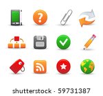 set of 12 web icons | Shutterstock .eps vector #59731387