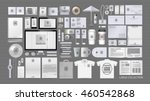 corporate identity template set.... | Shutterstock .eps vector #460542868