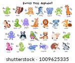 Funny Animals Alphabet. Cute...