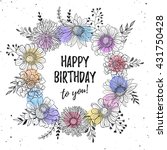Birthday Greeting Card With...