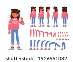 little girl  character... | Shutterstock .eps vector #1926991082