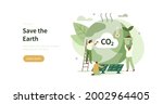  people trying to save planet... | Shutterstock .eps vector #2002964405
