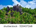 Granite rocks on the island of Felicite, Seychelles