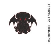 cthulhu octopus or monster... | Shutterstock .eps vector #2157828375