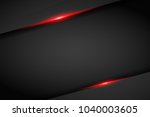 Abstract Metallic Red Black...