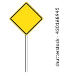 high resolution road sign clip... | Shutterstock . vector #430168945