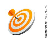 orange darts | Shutterstock .eps vector #41676871