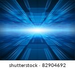 virtual tecnology vector... | Shutterstock .eps vector #82904692
