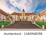 Old historic castle in Valtice, South Moravia, popular travel destination in Czech Republic.