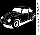 Volkswagen Automotive Vehicle Vintage Beetle Old Vw Automobile Car Vector