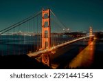 GOLDEN GATE NIGHT TIME PHOTO 
