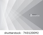 grey abstract background vector ... | Shutterstock .eps vector #743120092