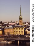 Panorama Of Stockholm City On A ...
