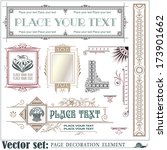template for business  envelope ... | Shutterstock .eps vector #173901662
