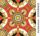 design of kerchief in baroque... | Shutterstock .eps vector #2050080632