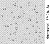 Realistic Vector Water Drops...
