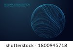 vector particle big data... | Shutterstock .eps vector #1800945718
