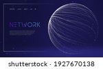 blockchain transfer satellite... | Shutterstock .eps vector #1927670138