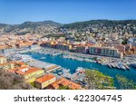 Panoramic View Of Nice Port And ...