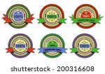 illustration of sale labels... | Shutterstock .eps vector #200316608