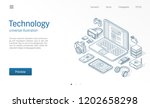 modern wireless technology... | Shutterstock .eps vector #1202658298