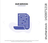 our services file  design ... | Shutterstock .eps vector #1420071218