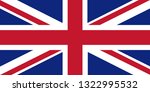 flag of united kingdom of great ... | Shutterstock .eps vector #1322995532