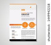 business flyer design  abstract ... | Shutterstock .eps vector #1449942218
