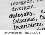Small photo of Disloyalty