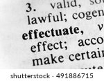Small photo of Effectuate
