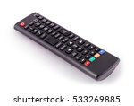 Remote control for TV. Photo with clipping path