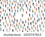 the choice among people for the ... | Shutterstock .eps vector #1053747815