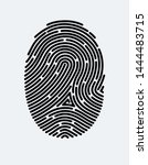 Fingerprint Icon. Cyber...