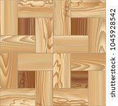 wood floor parquet seamless... | Shutterstock .eps vector #1045928542