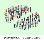 isometric flat 3d isolated... | Shutterstock .eps vector #1030436398